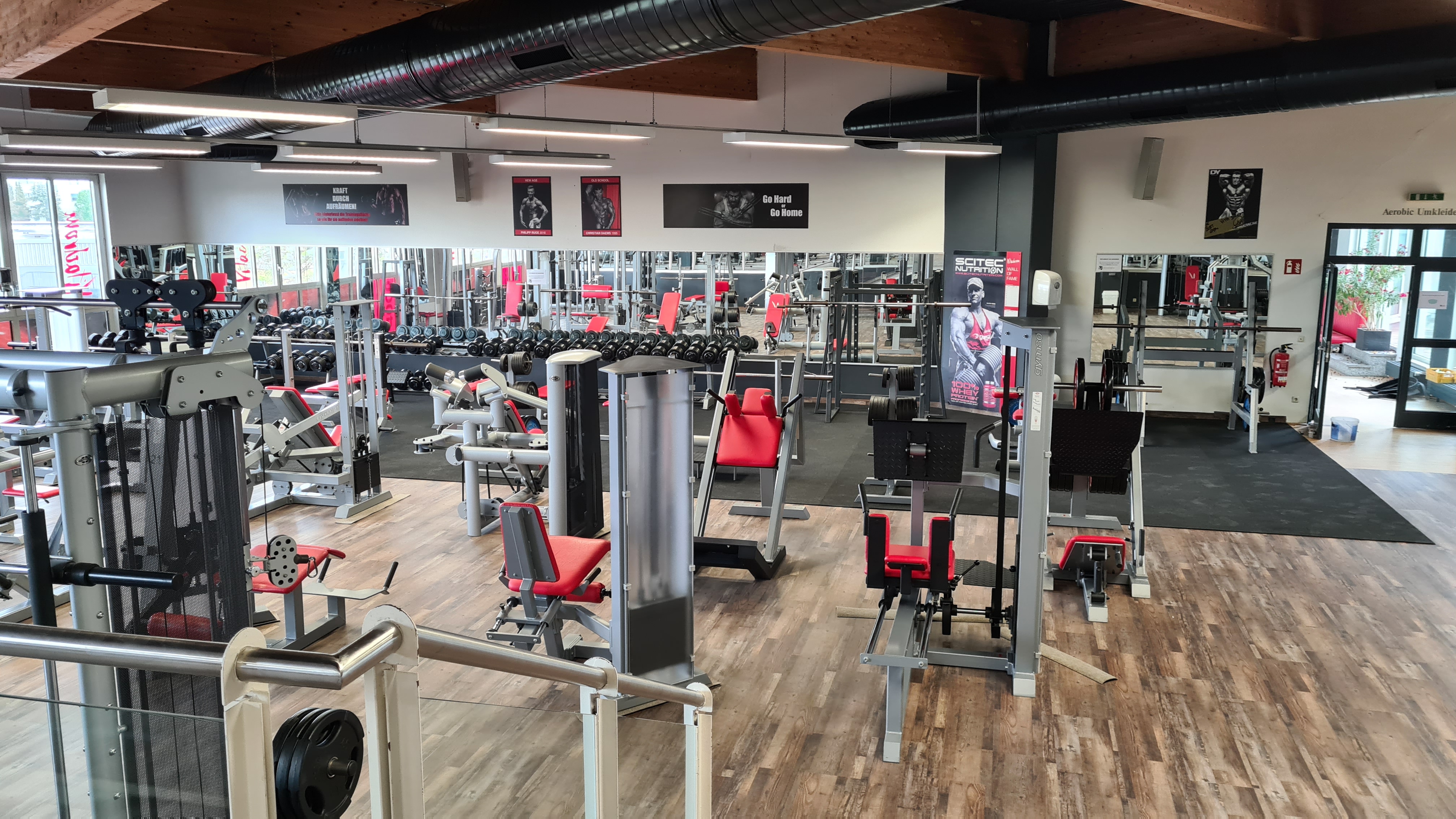 Krafttrainingsfläche im Vitadrom
